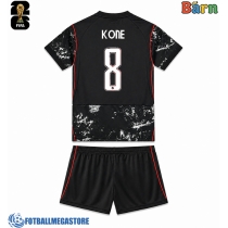Fotballdrakt Barn Canada Ismael Kone #8 Bortedraktsett VM 2026 Kortermet (+ Korte bukser)